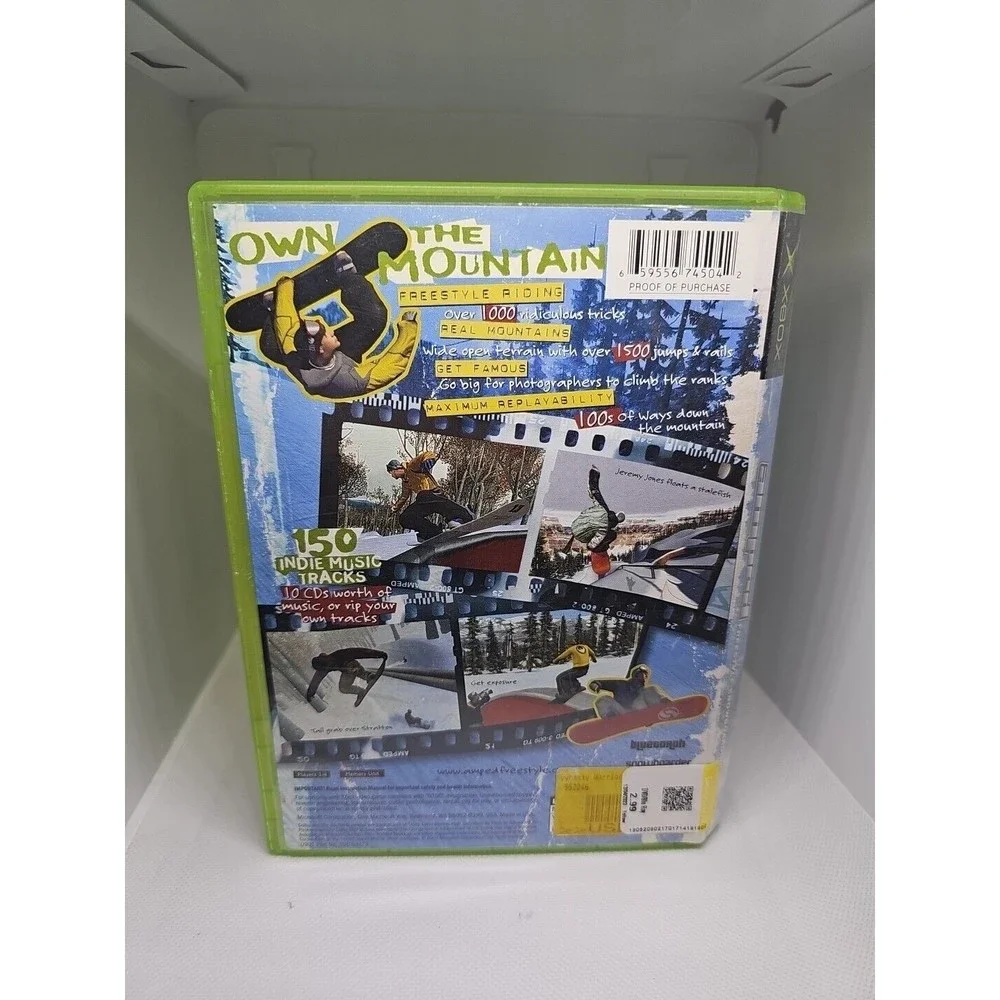 Amped: Freestyle Snowboarding (Microsoft Xbox, 2001) CIB